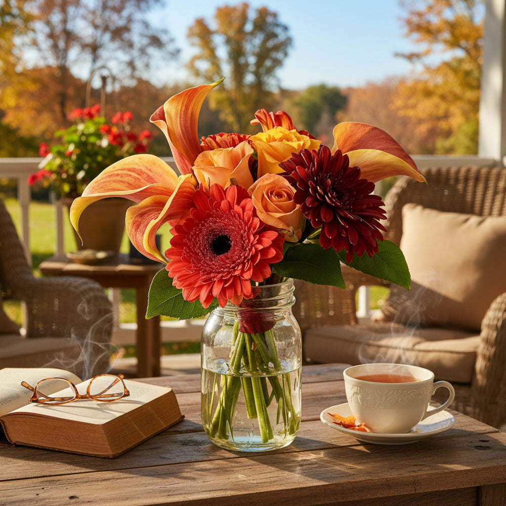 Autumn Breeze in Mason Jar