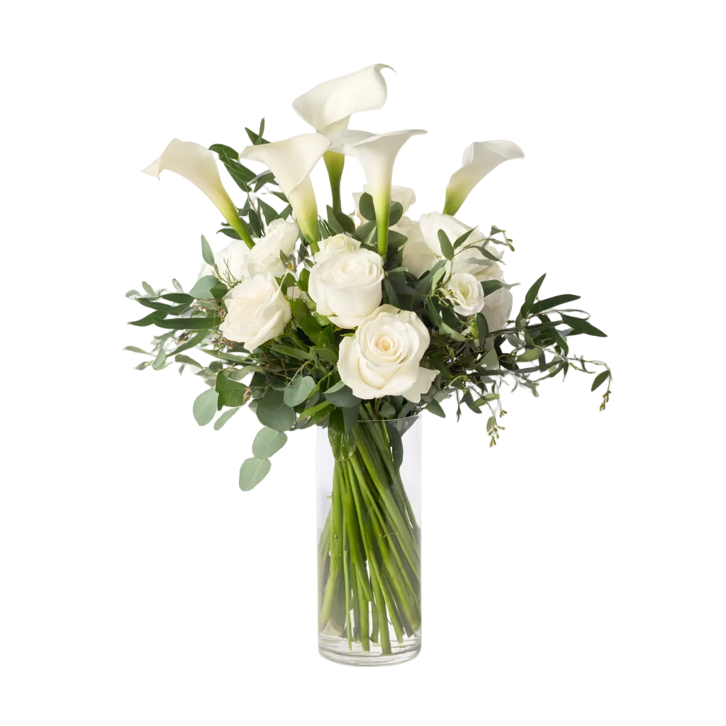 White Elegance - Flower Delivery New Zealand