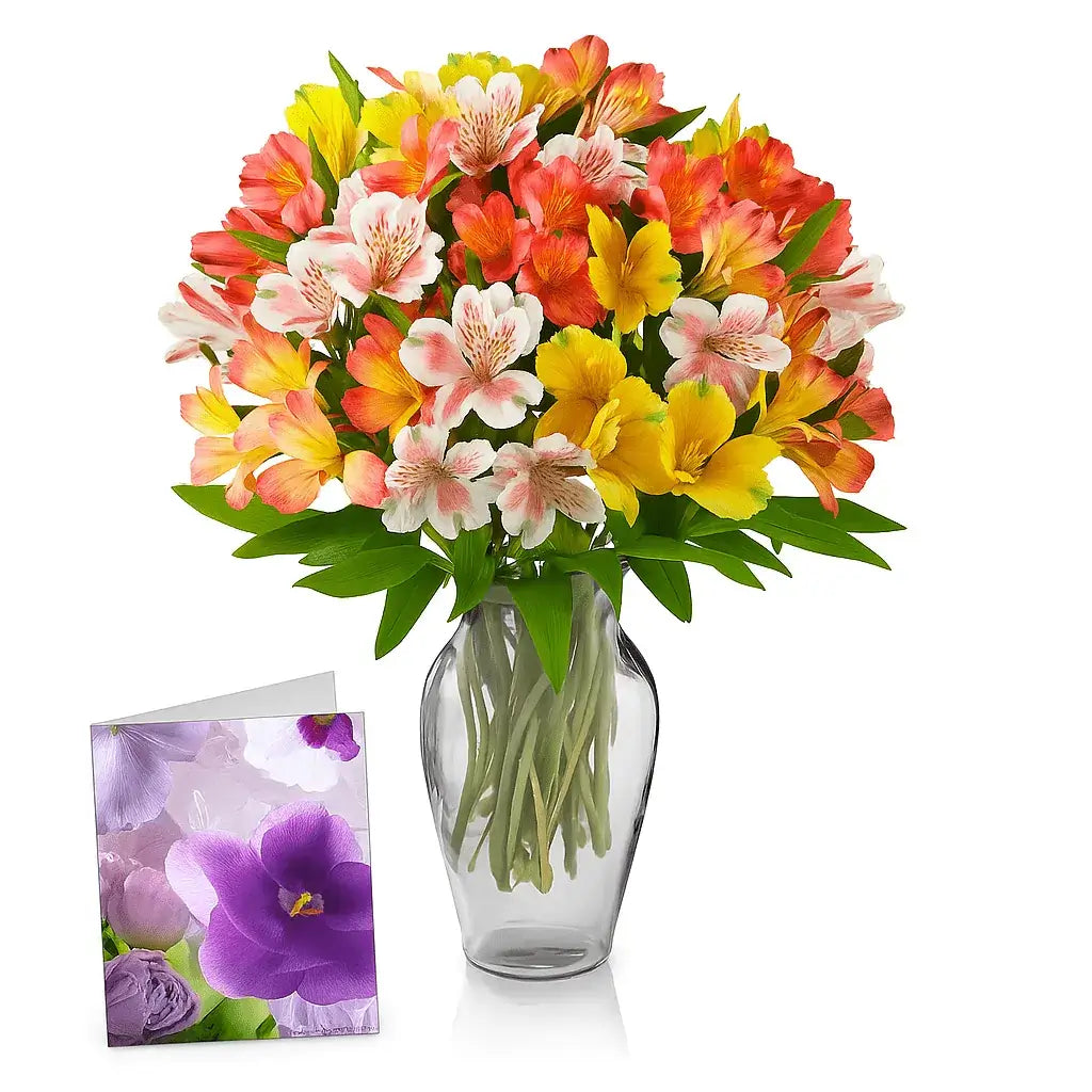 75 Blooms of Alstroemeria - Flower Delivery New Zealand
