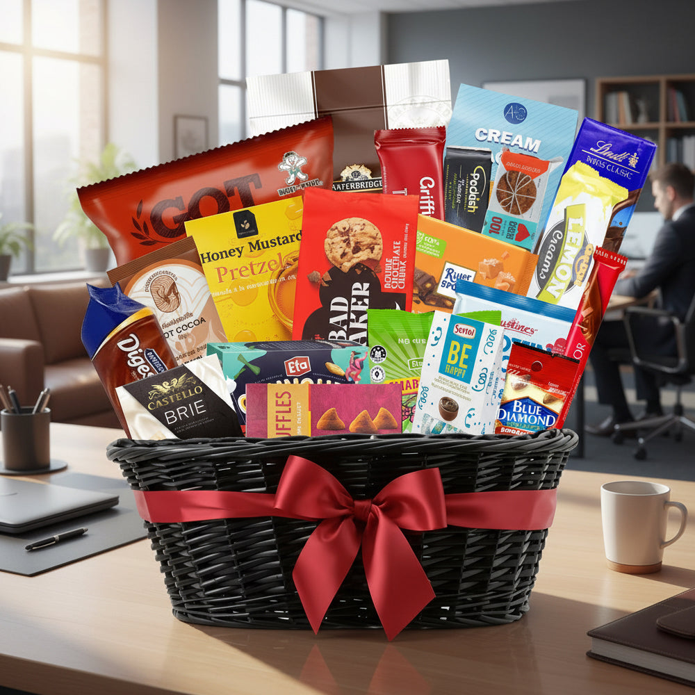 Corporate Gift Basket VII - Flower Delivery New Zealand