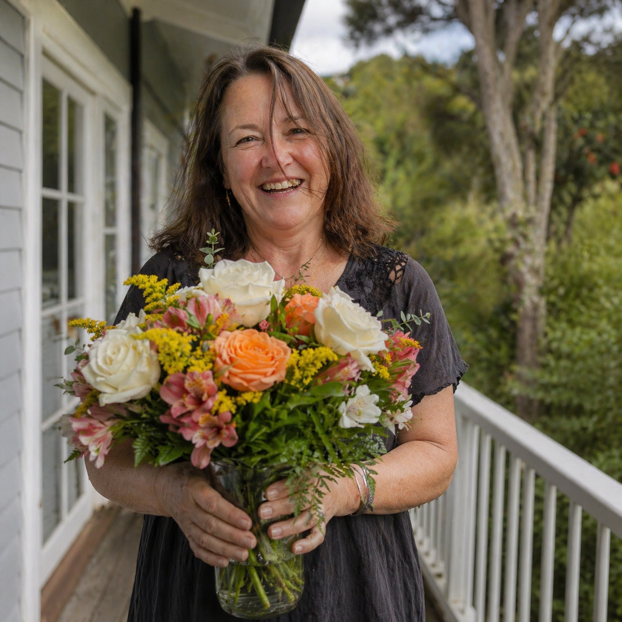 NZ Delicate Elegance II - Flower Delivery New Zealand